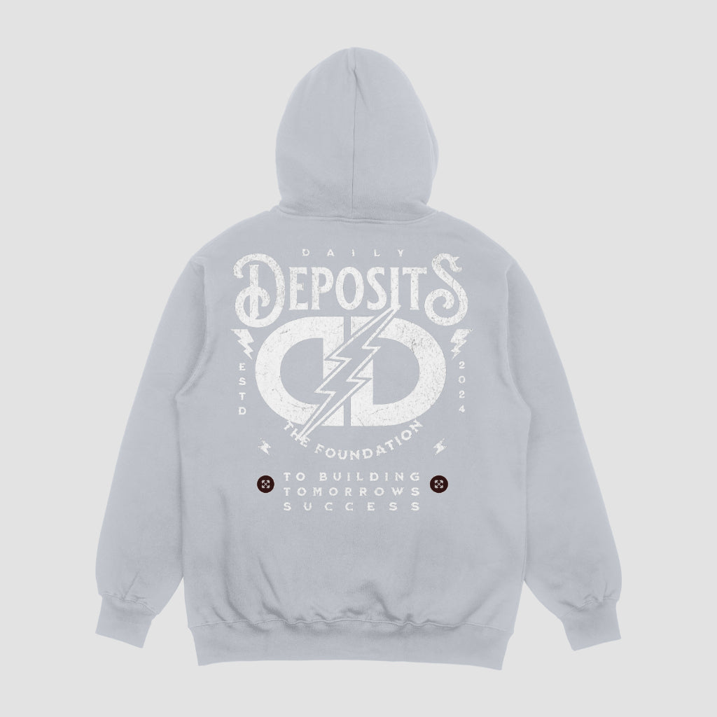 Daily Deposits Hoodie - Smoke