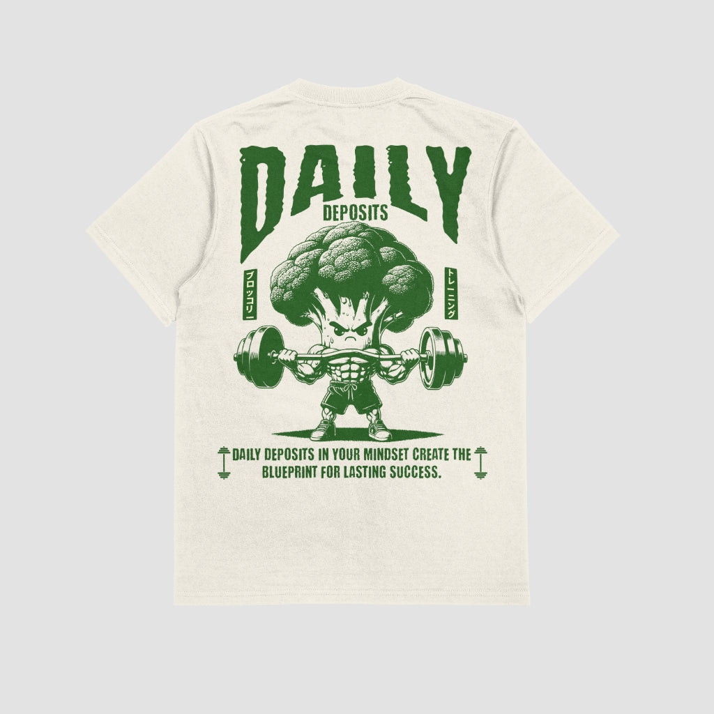Daily Broccoli Tee - Cream