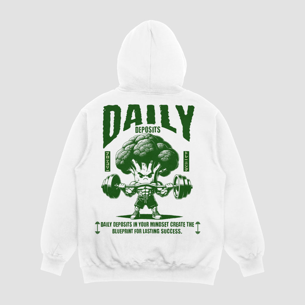 Daily Broccoli Hoodie - White