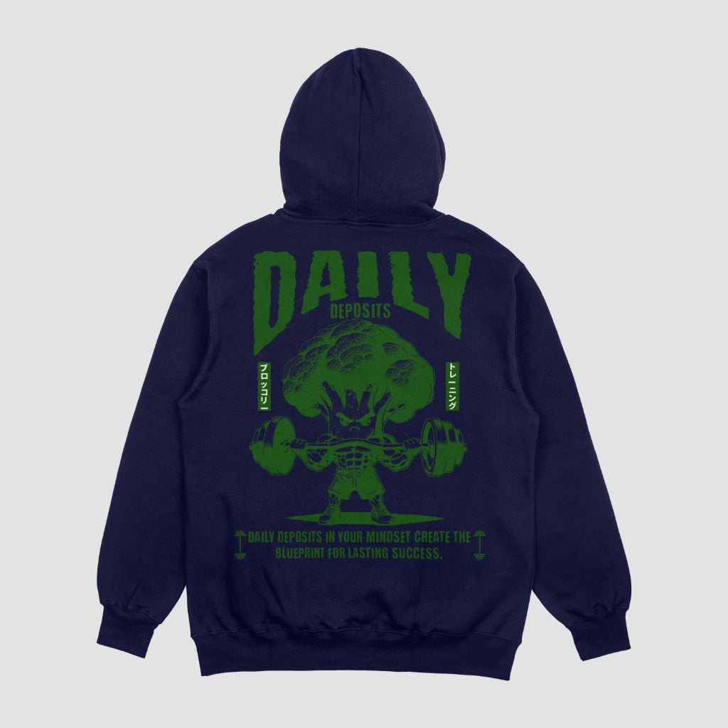 Daily Broccoli Hoodie - Navy