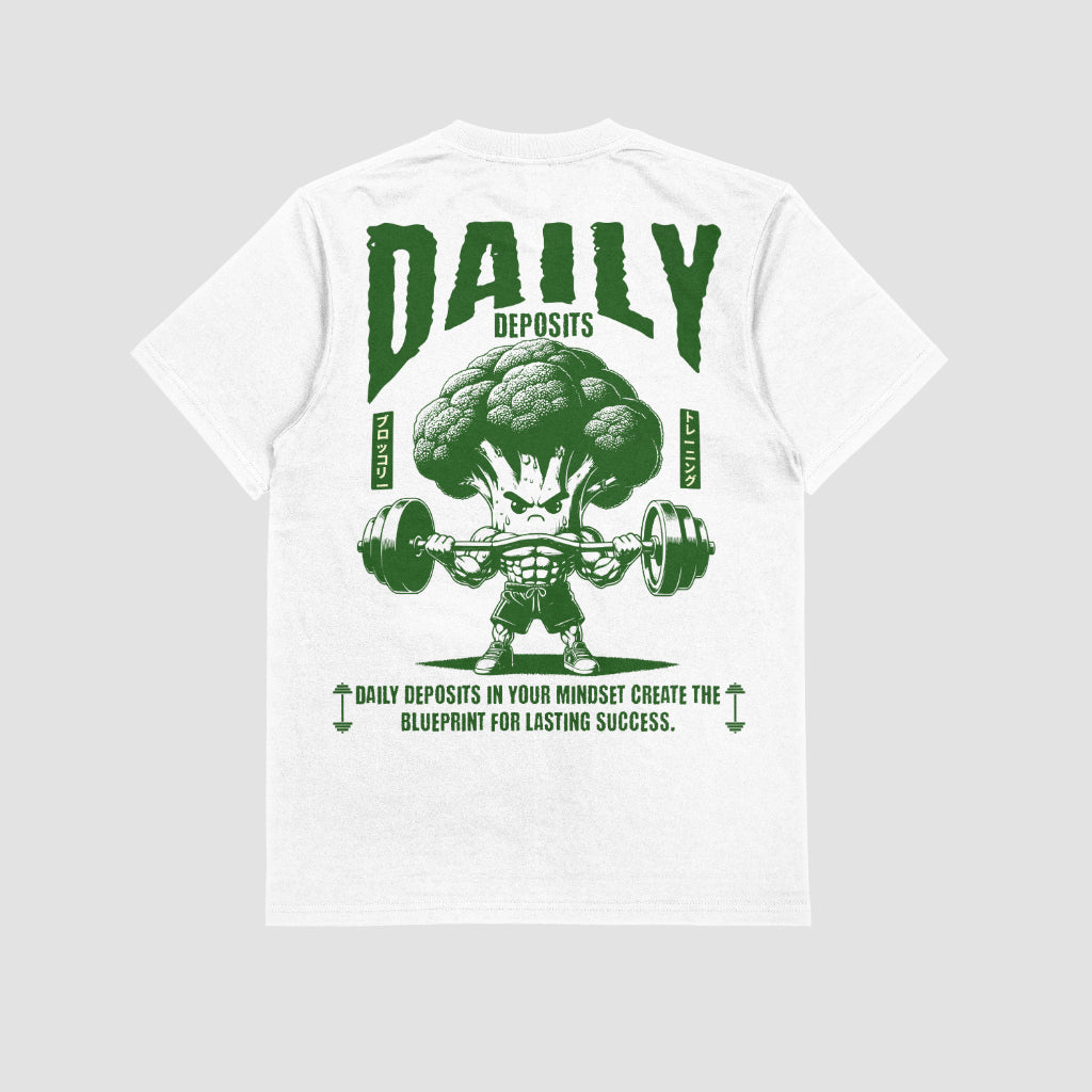 Daily Broccoli Tee - White