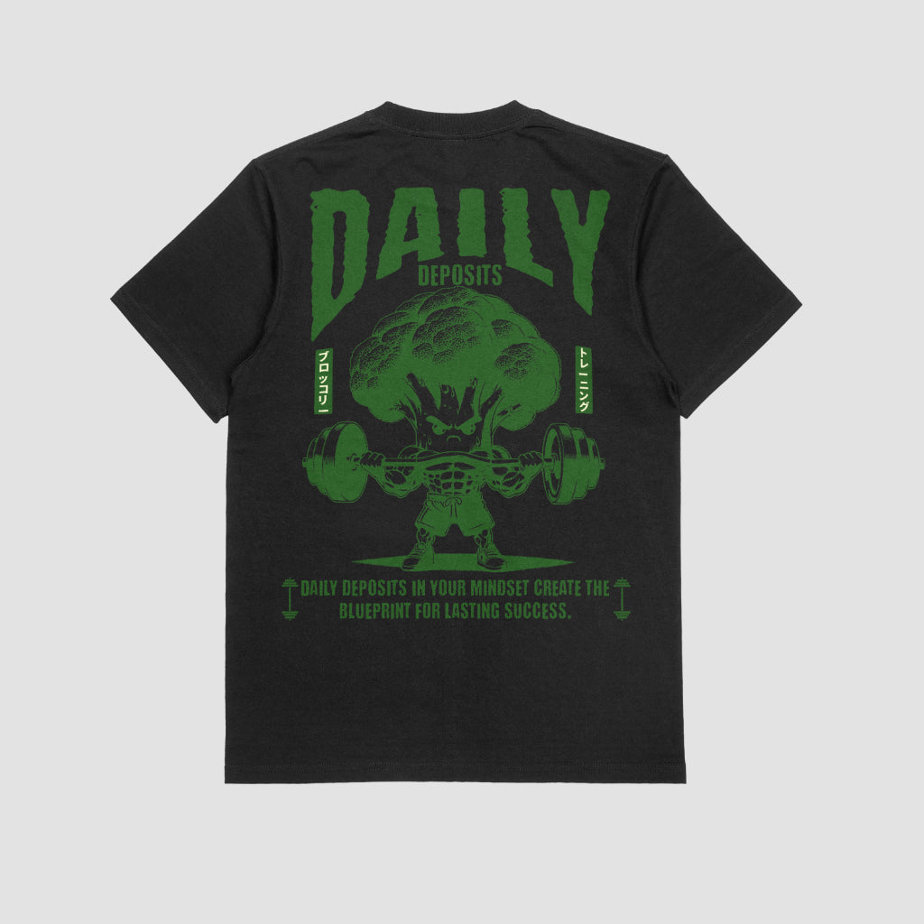 Daily Broccoli Tee - Black