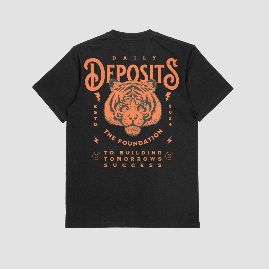 Daily Tiger Tee - Black
